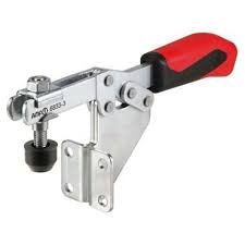 Horizontal acting toggle clamp