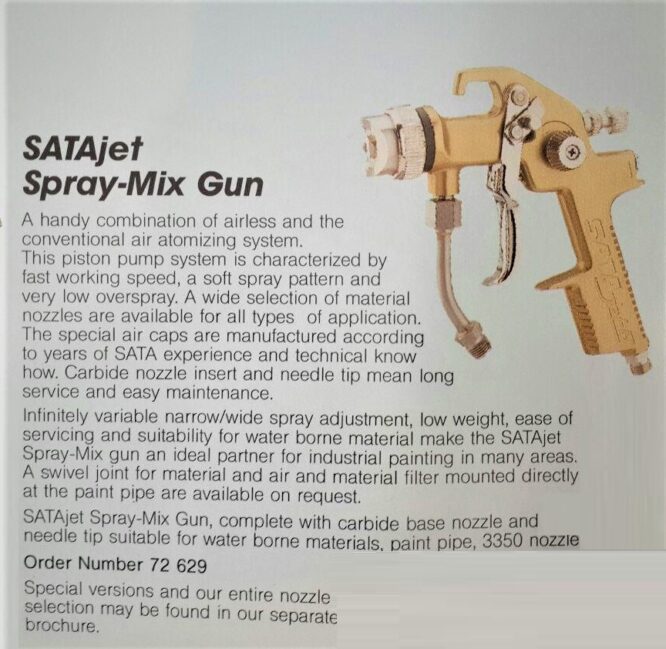 پیستوله رنگ و ایرلس SATAjet Spray-Mix