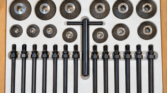 ست فرز نشیمنگاه سوپاپ و تیغه خورشیدی زاویه 30 ساخت Stim Tools چک — تصویر 1