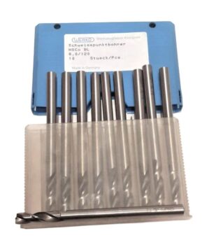 مته جوش نقطه‌ای کبالت دار HSCo سایز 8mm ×120mm – ساخت Werkö آلمان