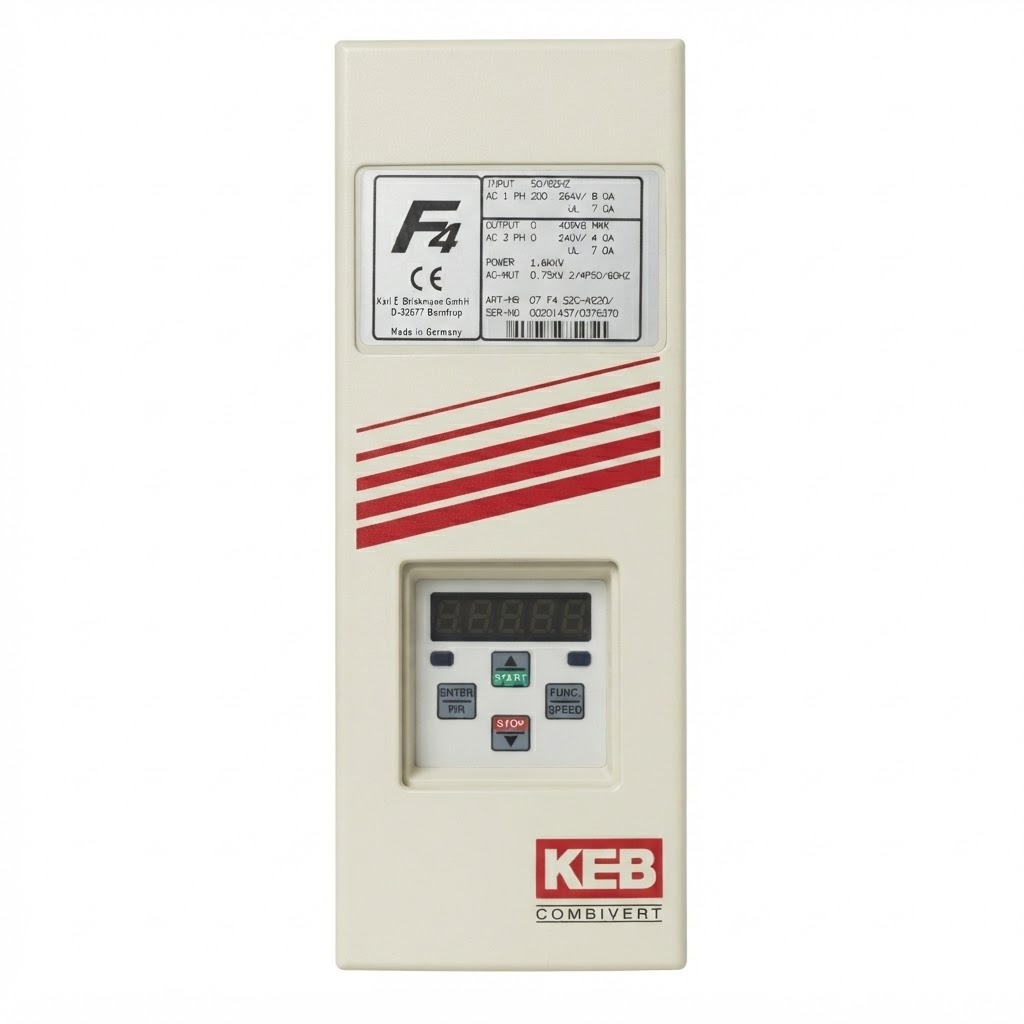 اینورتر کنترل دور موتور KEB COMBIVERT F4 مدل 07.F4.S2C-M220 ساخت آلمان
